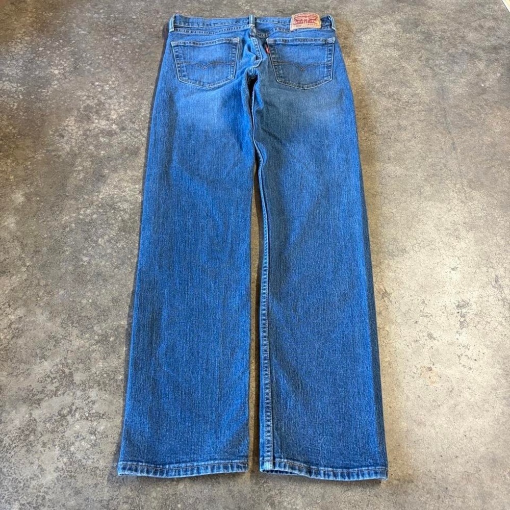 2000s levis straight leg blue jeans